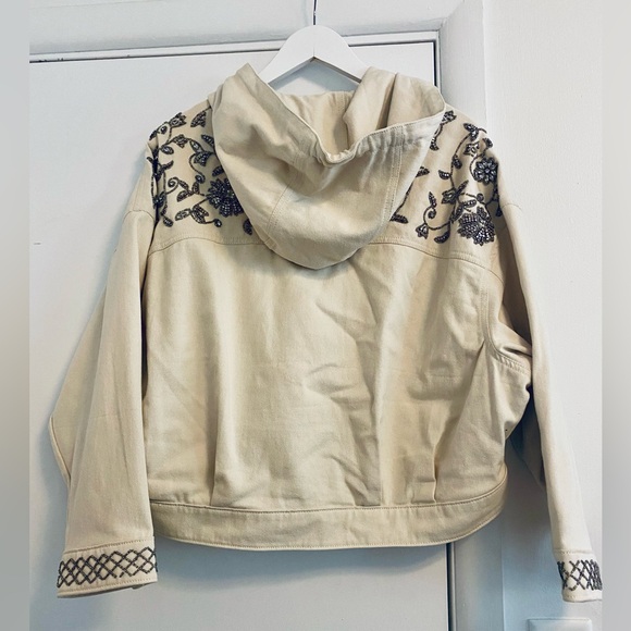 NWT We The Free Moonlight Hooded Denim Jacket!! XS🔥 - Picture 7 of 9